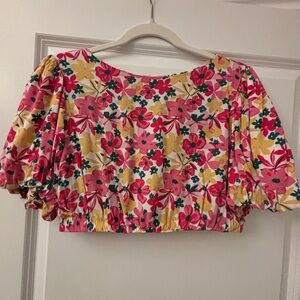 🌸 Petal & Pup Floral Two-Piece Set – Size Large 🌸